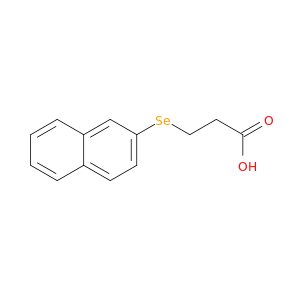 Propanoic acid, 3-(2-naphthalenylseleno)-