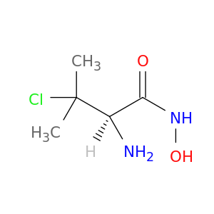 Butanamide, 2-amino-3-chloro-N-hydroxy-3-methyl-, (2R)-