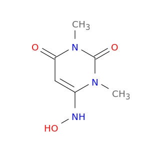 2,4(1H,3H)-Pyrimidinedione, 6-(hydroxyamino)-1,3-dimethyl-