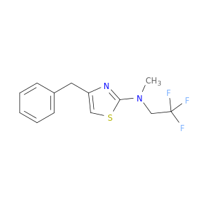2-Thiazolamine, N-methyl-4-(phenylmethyl)-N-(2,2,2-trifluoroethyl)-