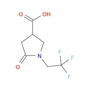 5-Oxo-1-(2,2,2-trifluoroethyl)pyrrolidine-3-carboxylic Acid