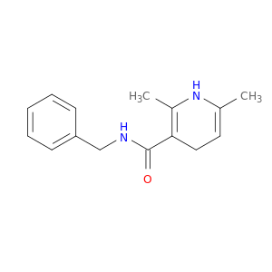 3-Pyridinecarboxamide, 1,4-dihydro-2,6-dimethyl-N-(phenylmethyl)-