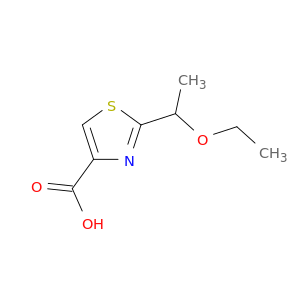2-(1-ethoxyethyl)-1,3-thiazole-4-carboxylic acid