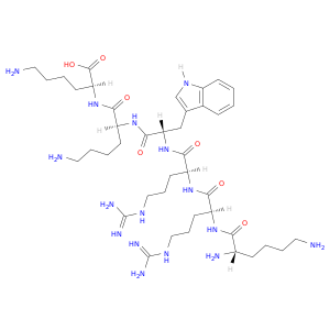 L-Lysine,N2-[N2-[N-[N2-(N2-L-lysyl-L-arginyl)-L-arginyl]-L-tryptophyl]-L-lysyl]- (9CI)