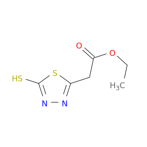 1,3,4-Thiadiazole-2-acetic acid, 5-mercapto-, ethyl ester