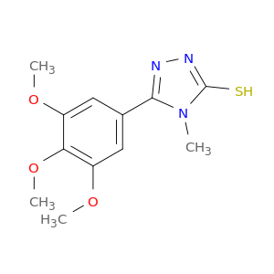 4-Methyl-5-(3,4,5-trimethoxyphenyl)-4H-1,2,4-triazole-3-thiol