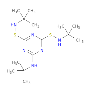 N2,N4-双(1,1-二甲基乙基)-6-[(1,1-二甲基乙基)氨基]-1,3,5-三嗪-2,4-二磺胺酰胺