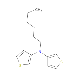3-Thiophenamine, N-hexyl-N-3-thienyl-