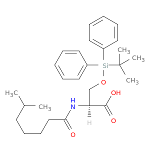 L-Serine, O-[(1,1-dimethylethyl)diphenylsilyl]-N-(6-methyl-1-oxoheptyl)-
