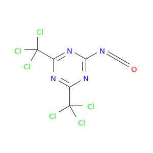 1,3,5-Triazine, 2-isocyanato-4,6-bis(trichloromethyl)-