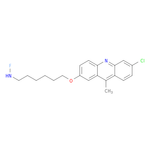 1-Hexanamine, 6-[(6-chloro-9-methyl-2-acridinyl)oxy]-N-fluoro-
