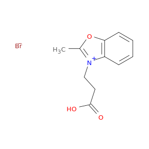 苯并恶唑鎓,3-(2-羧乙基)-2-甲基-,溴化物(1：1)