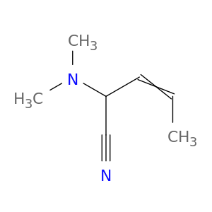 2-(DIMETHYLAMINO)-3-PENTENENITRILE