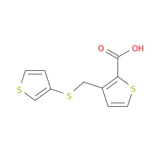 2-Thiophenecarboxylic acid, 3-[(3-thienylthio)methyl]-