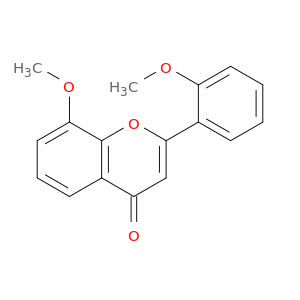 4H-1-Benzopyran-4-one, 8-methoxy-2-(2-methoxyphenyl)-