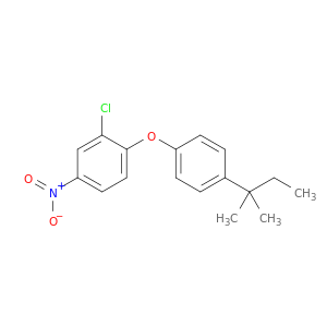 Benzene, 2-chloro-1-[4-(1,1-dimethylpropyl)phenoxy]-4-nitro-
