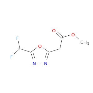 Methyl 2-[5-(difluoromethyl)-1,3,4-oxadiazol-2-yl]acetate