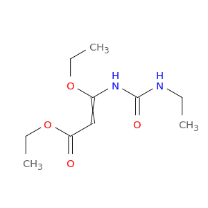 2-Propenoic acid, 3-ethoxy-3-[[(ethylamino)carbonyl]amino]-, ethyl ester