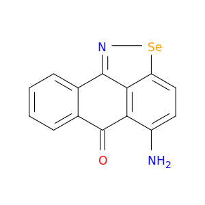 5-amino-6h-anthra(9,1-cd)(1,2)selenazol-6-one