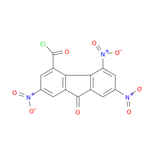 9H-Fluorene-4-carbonyl chloride, 2,5,7-trinitro-9-oxo-