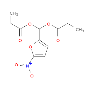 (5-nitrofuran-2-yl)methanediyl dipropanoate