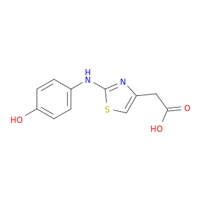 4-Thiazoleacetic acid, 2-[(4-hydroxyphenyl)amino]-