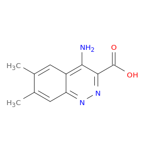3-Cinnolinecarboxylicacid, 4-amino-6,7-dimethyl-