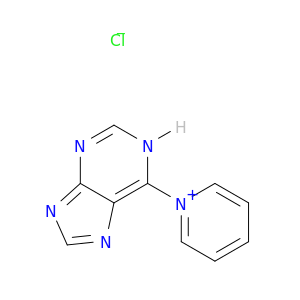 Pyridinium, 1-(1H-purin-6-yl)-, chloride