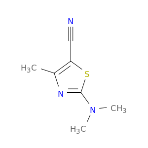 5-Thiazolecarbonitrile, 2-(dimethylamino)-4-methyl-