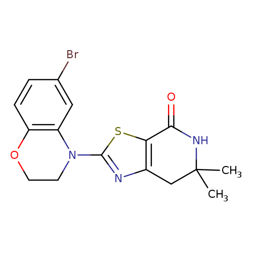 2-(6-Bromo-2H-benzo[b][1,4]oxazin-4(3H)-yl)-6,6-dimethyl-6,7-dihydrothiazolo[5,4-c]pyridin-4(5H)-one