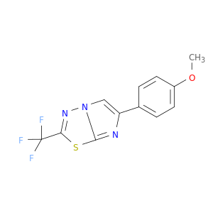 6-(4-Methoxyphenyl)-2-(trifluoromethyl)imidazo[2,1-b][1,3,4]thiadiazole
