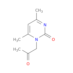 2(1H)-Pyrimidinone, 4,6-dimethyl-1-(2-oxopropyl)-