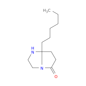 5H-Pyrrolo[1,2-a]imidazol-5-one, 7a-hexylhexahydro-