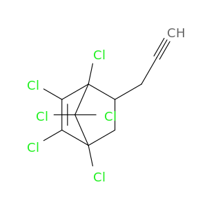 Bicyclo[2.2.1]hept-2-ene, 1,2,3,4,7,7-hexachloro-5-(2-propynyl)-