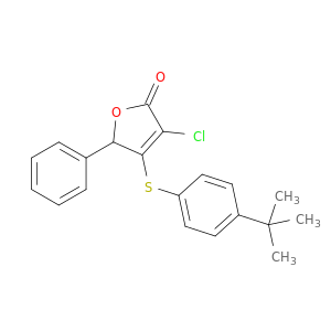 2(5H)-Furanone, 3-chloro-4-[[4-(1,1-dimethylethyl)phenyl]thio]-5-phenyl-