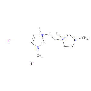 1H-Imidazolium, 1,1'-(1,2-ethanediyl)bis[3-methyl-, diiodide