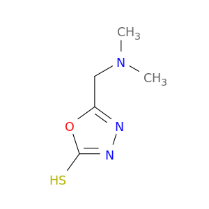 1,3,4-Oxadiazole-2(3H)-thione,5-[(dimethylamino)methyl]-