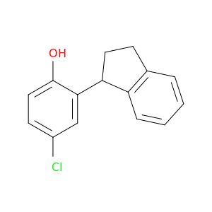 Phenol, 4-chloro-2-(2,3-dihydro-1H-inden-1-yl)-