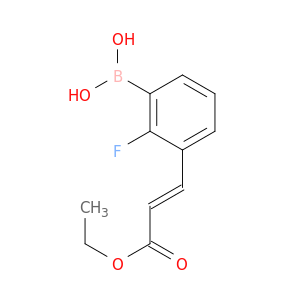 E-3-(2-Ethoxycarbonylvinyl)-2-fluorophenylboronic acid