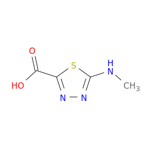 1,3,4-Thiadiazole-2-carboxylicacid, 5-(methylamino)-