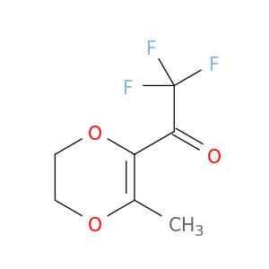 Ethanone, 1-(5,6-dihydro-3-methyl-1,4-dioxin-2-yl)-2,2,2-trifluoro- (9CI)