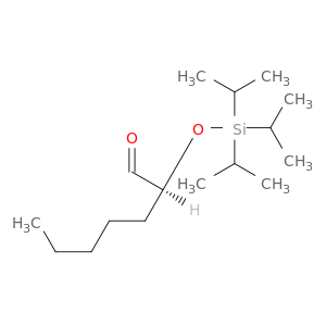 Heptanal, 2-[[tris(1-methylethyl)silyl]oxy]-, (S)-