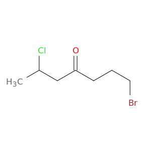 4-Heptanone, 1-bromo-6-chloro-