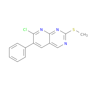 Pyrido[2,3-d]pyrimidine, 7-chloro-2-(methylthio)-6-phenyl-