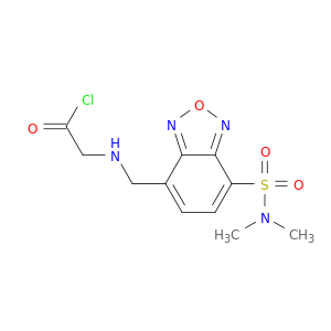 DBD-COCL [=4-(<I>N</I>,<I>N</I>-二甲基氨磺酰)-7-(<I>N</I>-氯甲酰甲基-<I>N</I>-甲氨基)-2,1,3-苯并恶二唑][HPLC标记用]