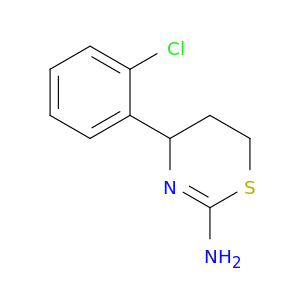 4H-1,3-Thiazin-2-amine, 4-(2-chlorophenyl)-5,6-dihydro-