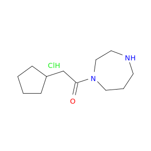 2-Cyclopentyl-1-(1,4-diazepan-1-yl)ethan-1-one Hydrochloride