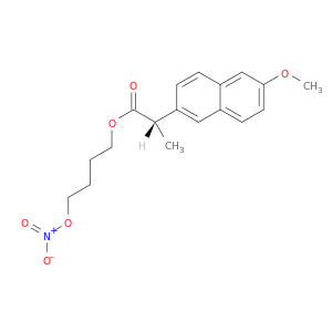 2-萘酸,6-甲氧基-α-甲基-,4-(硝基氧基)丁酯,(αs)-