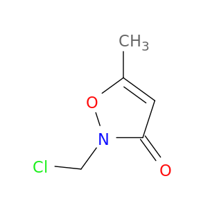 3(2H)-Isoxazolone, 2-(chloromethyl)-5-methyl-