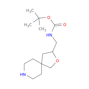 氨基甲酸,N-(2-OXA-8-Azaspiro[4.5]DEC-3-基甲基)-,1,1-二甲基乙酯